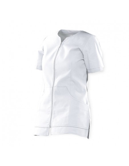 Chaqueta Mujer con cremallera Blanco