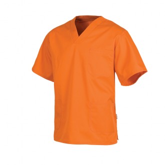 Casaca Unisex Color Naranja...